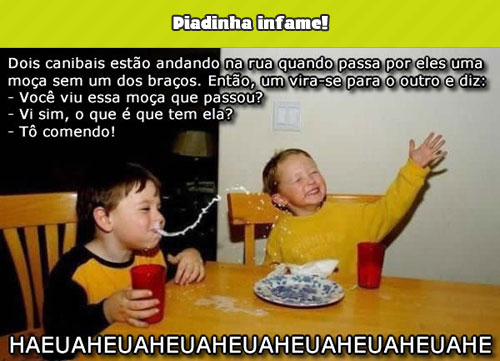 Essa é de sair leite pelo nariz! :D