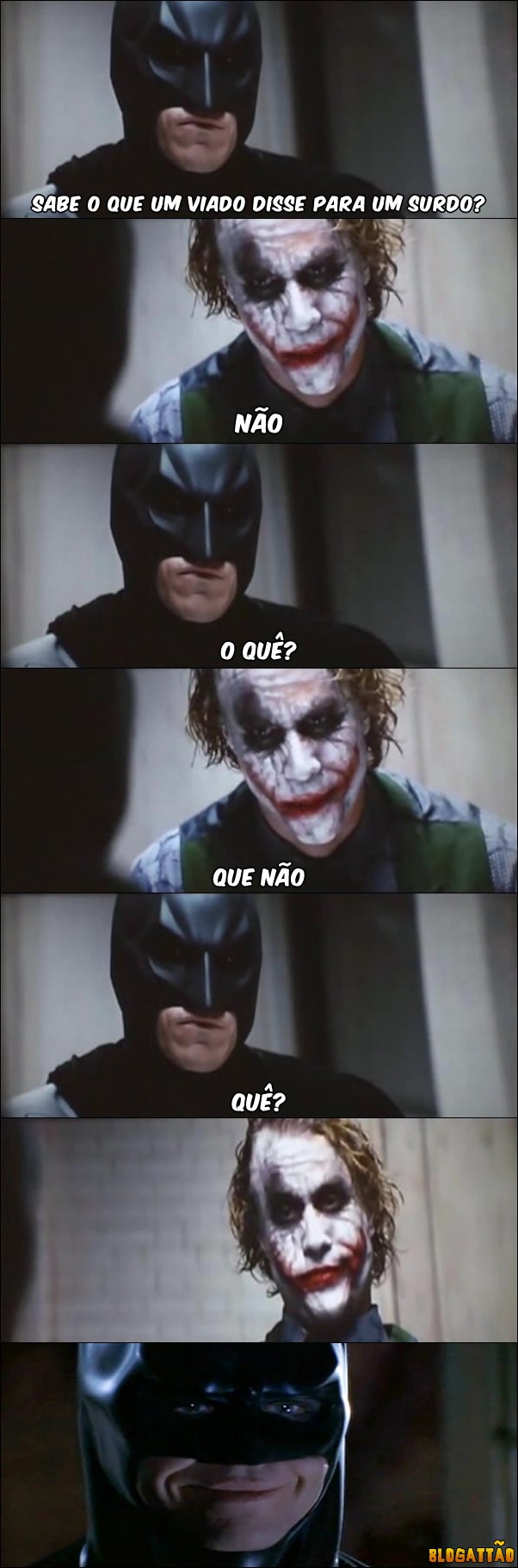 Não acredito que você caiu nessa, Coringa! LOOOOOL!!! :-D